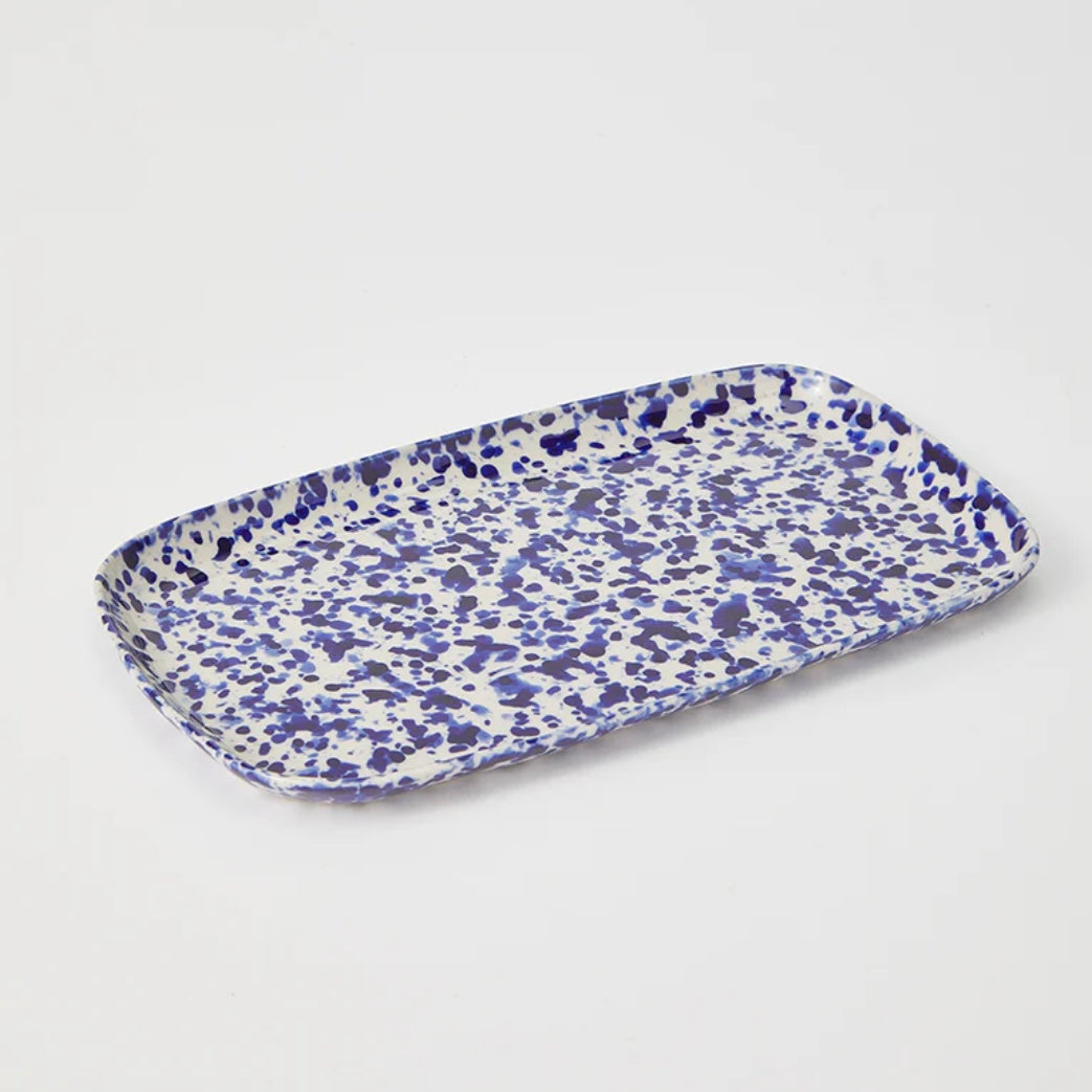 Pinchos Navy Splatter Tray