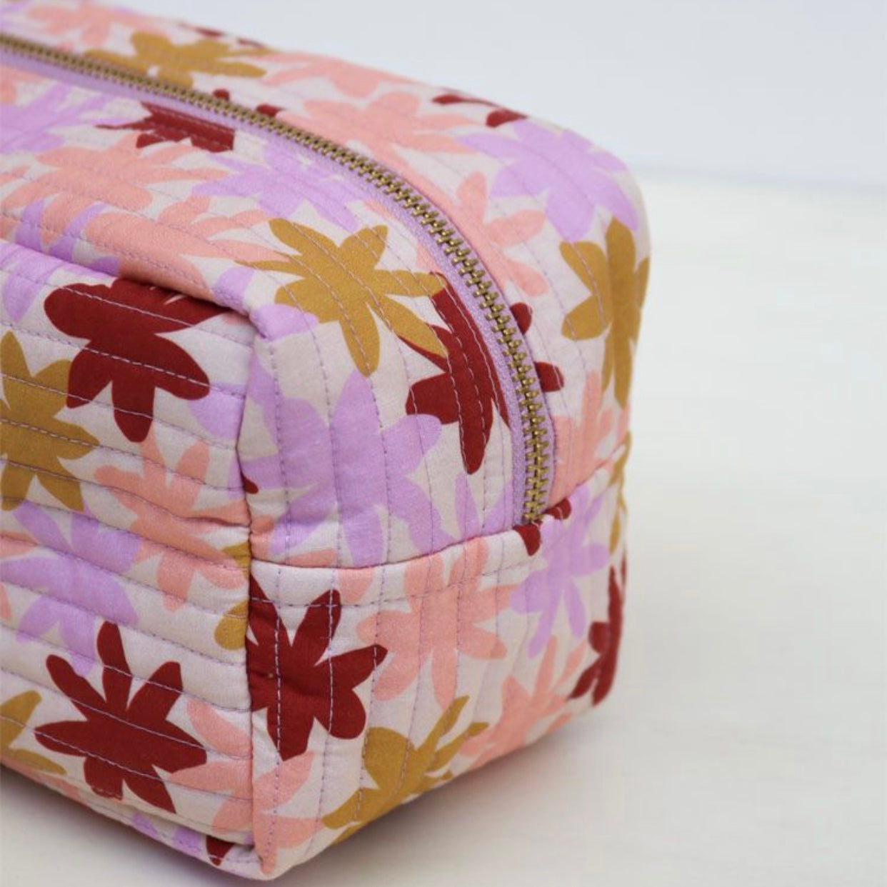 Toiletry Bag - Peach Floral