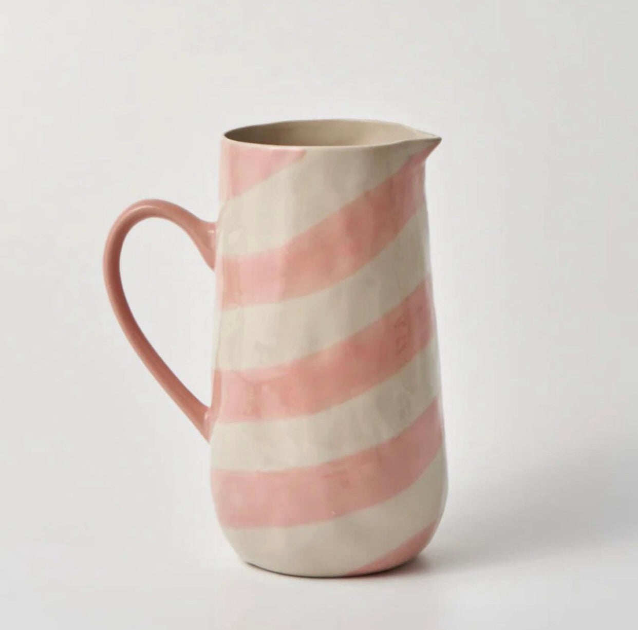 Cabana Stripe Jug Pink