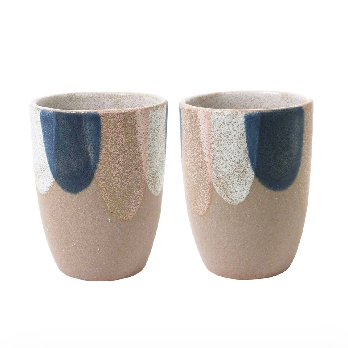 Tate Latte Cups Blue - Set of 2