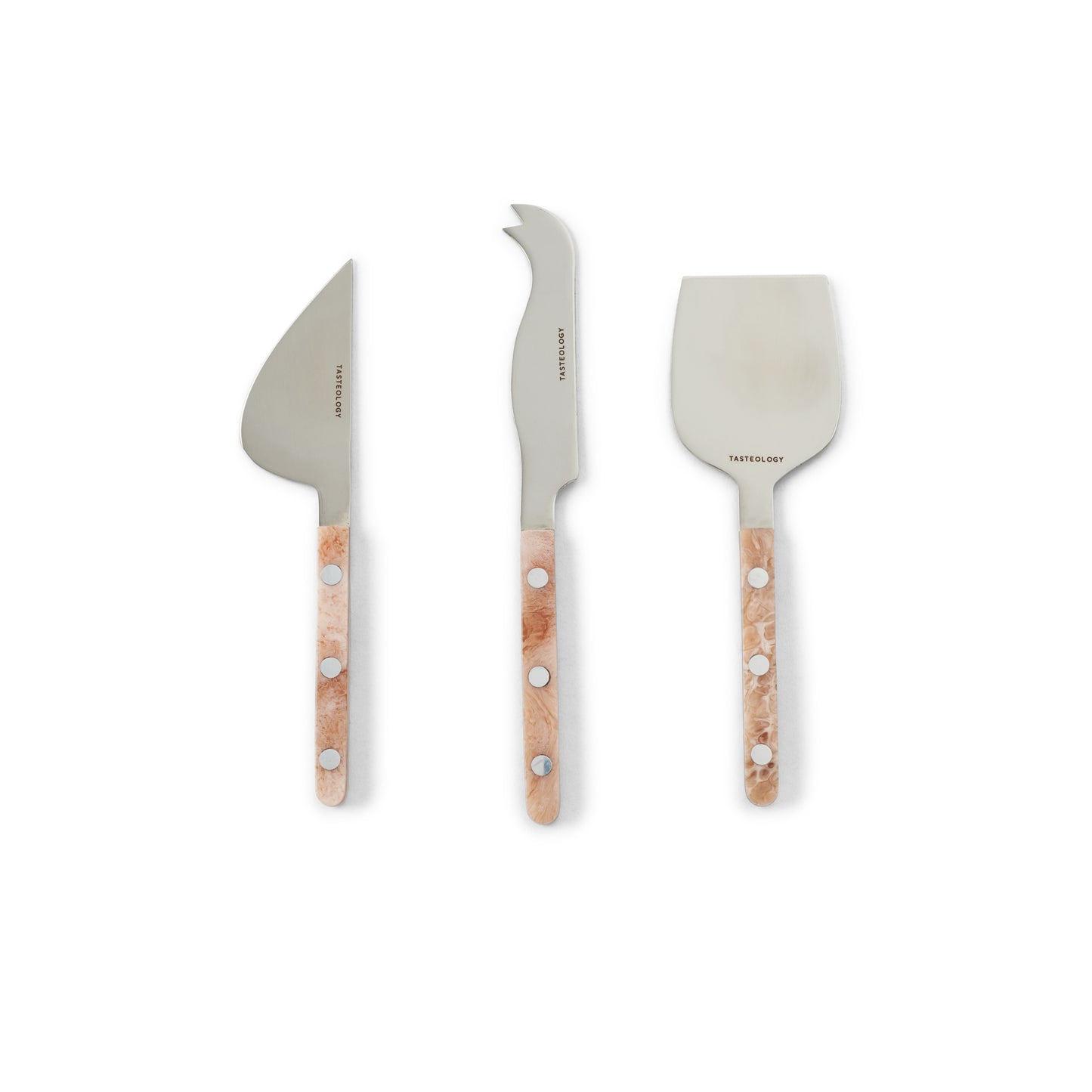 Taupe Cheese Knives - Set of 3