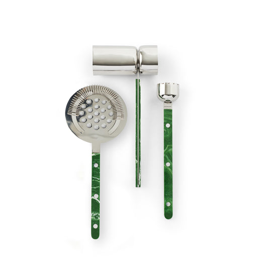 Emerald Cocktail Tools - Set of 3